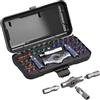 Koeutoze Set Cacciavite a Cricchetto 24 in 1 - Kit di Cacciaviti Magnetici di Precisione con 24 Punte S2, Manico in Alluminio Rimovibile, Utensili Compatti per Riparazioni di Bici, Mobili e Fai-da-te