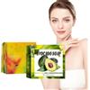 Yelewy Jabón De Aguacate,Jabón Natural De Aguacate Hecho A Mano,Jabón De Aguacate Hecho a Mano,Jabón Para La Piel De Aguacate,Avocado Soap,Jabón de Ducha de Aguacate y pera de Limpieza Profunda
