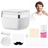 Tccydm Nose Wax Kits, set di cera per naso per uomini e donne, mini scalda cera, con ce-ra usa e getta, alimentato tramite USB