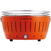 LotusGrill LG G435 U OR - Barbecue portatile per esterno XL - Scocca arancione