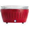 LotusGrill LG G435 U RD - Barbecue portatile per esterno XL - Scocca rossa