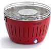 LotusGrill LG G34 H RD - Barbecue portatile per esterno ibrido - Scocca rossa