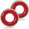 GWAWG 2pcs Galleggiante Piscina Anguria Cerchio Gonfiabile Divertente Nuoto con Disegno Realistico di Frutta Giocattolo Decorativo del Partito Piscina Spiaggia di Estate