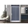 INDIGO SANITARY WARE Box Doccia Porta scorrevole apertura laterale nicchia 90 cm - cristallo temperato 6mm altezza 195