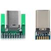 NFHK FAI DA TE 24pin USB 3.1 Tipo C Maschio Femmina Connettore Presa Spina SMT Tipo con Scheda PC 1 Set