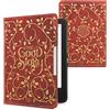 kwmobile Custodia eReader Compatibile con Tolino Vision 1/2 / 3/4 HD Cover - eBook Reader Flip Case - giallo/arancione/rosso - C'era una volta