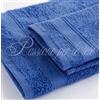 Passione per le tele Set Asciugamani in Spugna 1+1 Bagno Viso 60x110 Ospite 40x60 in Cotone 100% Spugna 600 gr/mq (Fascia Blu Royal, 1 + 1)