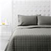 Bassetti Copriletto Trapuntato Letto Singolo Pop Color 170x260 cm - 100% Cotone con Imbottitura Anallergica - Tinta Unita - OEKO-TEX® - Made in Italy (Verde camouflage)