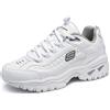 Skechers Energy Afterburn, Scarpe Sportive Outdoor Uomo, Bianco E Blu, 41 EU X-Larga