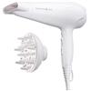 Remington Asciugacapelli 2200W - Anello in ceramica Ionic Care per una ottima distribuzione del calore - 3 livelli di riscaldamento, 2 livelli di ventola separati + raffreddamento, 2 accessori, D3199
