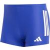 adidas Homme 3 Stripes Swim Boxers, Black/White, XS