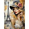 CEOVR COVER Diamond Painting Kit Torre Eiffel,30x40cm DIY Pittura Diamante Kits,Mosaico Diamanti Painting per Decorazioni Casa,Donne