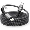 Lemsen Cavo iPhone USB C 2 Metri [Certificato MFi], Cavo USB C Lightning Cavetto iPhone Filo Cavo Lightning USB C Cavo Caricatore iPhone Carica Rapida per iPhone 14 Pro Max/14 Plus/13/13 Pro Max/12/11/XR/8