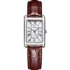 CIVO Orologio Donna Cinturino Pelle Classico Rettangolare Orologio da Polso Donna Elegante Analogico Quarzo Impermeabile Orologio da Donna Retrò Moda Design, Regalo per Donna - Marrone
