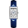 CIVO Orologio Donna Cinturino Pelle Classico Rettangolare Orologio da Polso Donna Elegante Analogico Quarzo Impermeabile Orologio da Donna Retrò Moda Design, Regalo per Donna - Blu