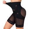 Gotoly Guaina Contenitiva Donna Pancia Piatta Mutande Contenitive Intimo Modellante Pancera Contenitiva Snellente Pantaloncini Dimagrante Invisible (Nero, 3XL)