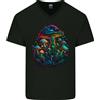 N/A Magiche Funghetti Psichedelici Trippy LSD Maglietta Cotone A V Per Uomo
