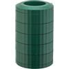 Alessi Plissé MDL19 GR - Contenitore Portacapsule Nespresso a 5 Piani Rotanti, in Resina Termoplastica, Verde