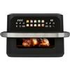 Profi Cook Friggitrice ad aria calda ProfiCook® XXL | 10 L | Senza olio e grassi | Display touch colorato | Airfryer da 2400 W | Friggitrice ad aria calda a 2 camere | 10 programmi | 80-200 °C | PC-FR 1313 H