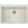 Plados ON7610-56 Lavello 1 Vasca Monovasca 76 x 50 cm Sopratop con fascia miscelatore Serie One 76 -10 finitura 56 MicroULTRAGRANIT JASMINE