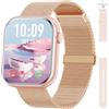 Hwagol Smartwatch Donna Uomo con Chiamata Bluetooth, 1,85'' HD Orologio Smartwatch con 140+ Sportive, Smart Watch con Sonno/Contapassi/SpO2/Cardiofrequenzimetro, Orologio Fitness per Android iOS