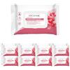 Cleanic Intimate Carta Umida Usa e Getta - (40 Pezzi) Carta Umida - Combina carta e salvietta umida, rinfresca zona intima, estratto di mirtillo rosso e prebiotico - 40 Pezzi