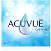 ACUVUE OASYS MAX 1-Day, lenti a contatto giornaliere; Comfort tutto il giorno e visione nitida, filtrano la maggior parte della luce blu-viola;-1.50 diottrie; BC 8.5; DIA 14.30; 90 lenti