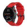 GIOPUEY Cinturini Compatibile con COROS VERTIX 2/2S, Morbido Silicone Cinturino [Resistente all'Usura] [Traspirante] - Red
