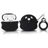 XMBYGY Custodia per AirPods 4ª Gen. 2024, XMBYGY Silicone Carino Cartoon Carica Antiurto Protezione Cover con Portachiavi