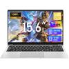 KAQIMOCI 15,6 Pollici Gioco Portatile PC 12GB RAM 256GB SSD N4000 Notebook Gamers Netbook Schermo Full HD 1920x1080 Win 11 Laptop WiFi5 BT Mini HDMI Apertura 180 Gradi Computer Portatile Studenti e Aziende
