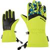 Ziener Guanti da sci Lett-Z per bambini, impermeabili, traspiranti, lime, 6