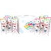 Dulcop Bubble World - Bolle di sapone HELLO KITTY per bambini - Party Pack confezione 12 pz da 60 ml - Gadget compleanno a tema Gatto - Made in Italy
