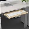 Unikicool Porta Tastiera Estraibile,Vassoio per Tastiera sotto La Scrivania,Porta Tastiera,Supporto Porta Tastiera Estraibile con Ripiano,Cassettie Alloggiamenti per Tastiera,per Digitazione