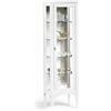 milani home Credenza con Vetrina in Legno Massello 50x34x140
