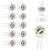 zalati Basi per lampade 10 pezzi Portalampade GU10 Parti di raccordo per lampada in ceramica Connettore portalampada per illuminazione a LED e alogene