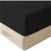 SoNiT home decor SONIT - Copri Materasso Matrimoniale 160x190 cm con Angoli Elasticizzati 1 Pz - Coprimaterasso Grigio Scuro