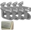 flintronic 4 PCS Clip di Fissaggio per Lenzuolo, con Strisce di Bloccaggio, Materasso Angoli Antiscivolo per Lenzuolo, per di Fissaggio Angoli Lenzuola Mantieni I Fogli Fermi E Stretti