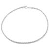 Monde Petit Bracciale salomonico 1.65 mm - oro bianco 18k (750) - Scatola Regalo - Certificato di garanzia
