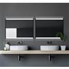 Talos Black Shine Specchio, Nero Opaco, 80 x 60 cm