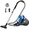 Eureka Whirlwind Bagless Canister Vacuum Cleaner, Lightweight Vac for Carpets and Hard Floors, w/Filter, Blue