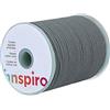 INNSPIRO Cordone cotone intrecciato sottile verde grigio 0,5 mm 100 m.