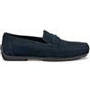 Geox Uomo U Moner W 2FIT Moccasin, Blu, 45 EU, Blu, 45 EU