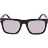 David Beckham Db 7000/S Flat Occhiali, 807/KE Black, 54 Uomo