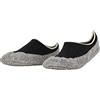 FALKE Cosyshoe Invisible W Hp lana con suola in gomma 1 paio, Calze da casa Donna, Grigio Light Grey Melange 3204, 41-42