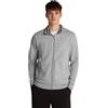 Tommy Jeans Uomo Felpa con Cerniera Fleece Zip Thru Regular Fit, Grigio (Grey Htr), XS