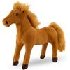 PLNVNVP Cavallo in Peluche Realistico,Cavallo Coccolone Peluche Animale, Bambola di Peluche Simulazione per Decorativo-20cm