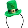 Boland 44908 - Tiara Cappellino Tuba Trifoglio Irish Shamrock St. Patrick, Verde, Taglia Unica