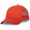 Von Dutch Cappello da uomo e donna, berretto Trucker LOG, regolabile, arancione, Taglia Unica