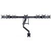 Startech.Com Supporto monitor TV scrivania ( 18 Kg ) VESA 100 x 100 Triplo Black