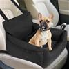 Ezvsevuo Seggiolino Auto per Cani di Piccola Taglia, 54x52x35cm - Cuccia Cane in Tessuto Oxford con Cuscino Staccabile & Lavabile, Guinzaglio di Sicurezza a Clip, Tasche Portaoggetti, Nero